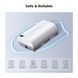 Комплект з двох акумуляторних батарей з виходом Type-C K&F Concept LP-E6NH 2600mAh White для Canon (KF28.0033S1) KF28.0033S1 фото 2