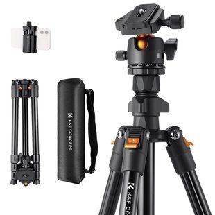 Професійний штатив для камери K&F Concept K234A0+BH-28 (висота 1,6м, вантажопідйомність 8кг) (KF09.101V1) KF09.101V1 фото