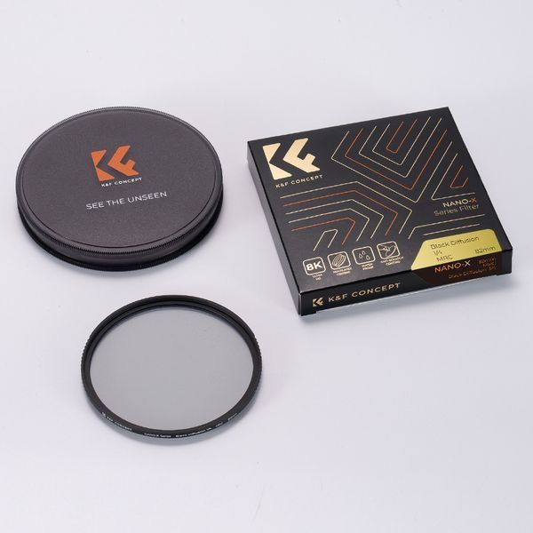 Фільтр чорного туману Mist Black Diffusion 1/4 K&F Concept Nano-X 49мм (KF01.1476) KF01.1476 фото