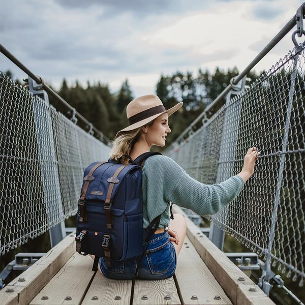 Професійний рюкзак для фотоапарата, штатива, ноутбука K&F Concept 20 л Urban Wander 01 (індиго) (KF13.087) KF13.087 фото