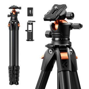 Алюмінієвий штатив для камери, смартфона, планшета K&F Concept А305A3+BH-40 (висота 1,87м, вантажопідйомність 10кг) (KF09.171) KF09.171 фото